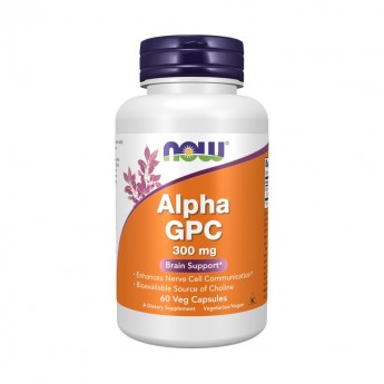 Alpha GPC NOW FOODS 300 мг, 60 капсул
