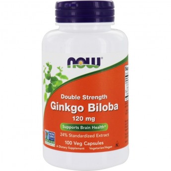 Гинкго Билоба NOW GINKGO BILOBA 120 мг - 100 капсул