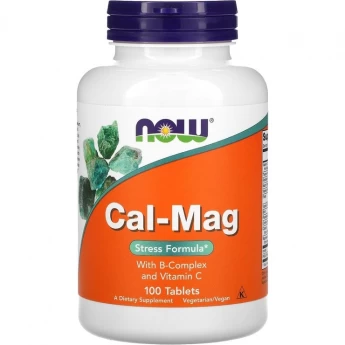 Кальций-Магний NOW FOODS CAL-MAG STRESS FORMULA, 100 таблеток