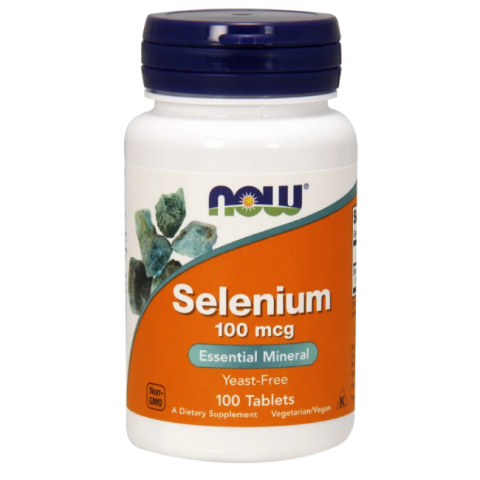 Селен NOW FOODS SELENIUM 100mcg 100 таблеток NS33037
