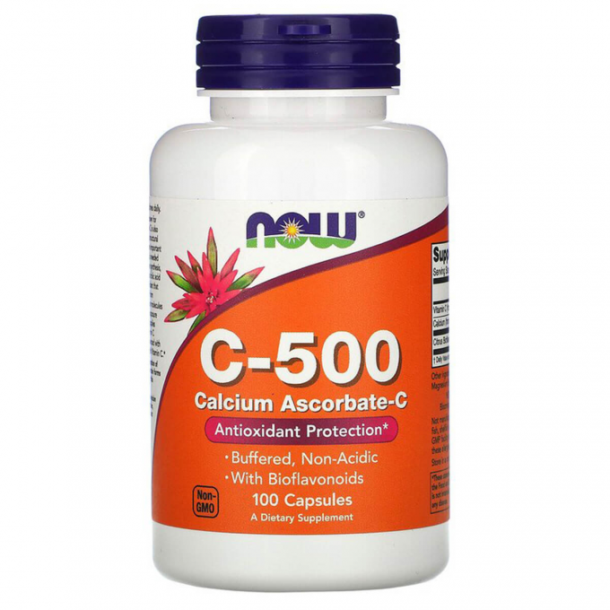Витамин С-500 NOW FOODS CALCIUM ASCORBATE-C NS*0676